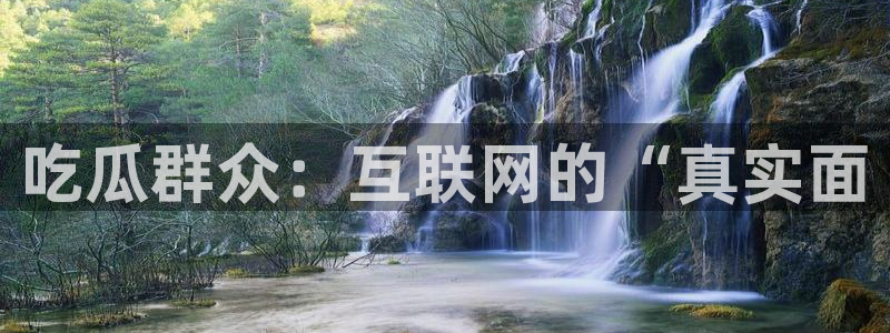 黑料:吃瓜群众:互联网的“真实面