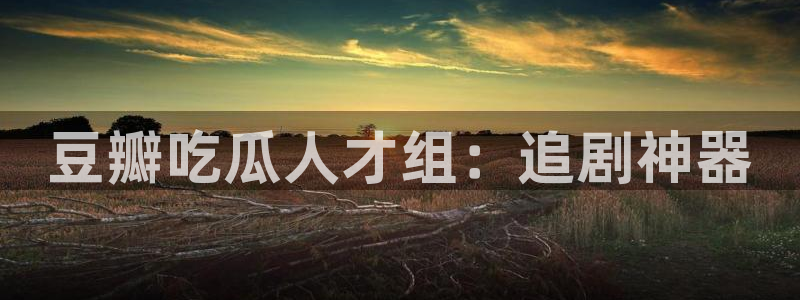 51吃瓜网每日榜单今日:豆瓣吃瓜人才组:追剧神器