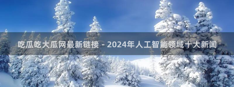 51吃瓜网51今日大大瓜:吃瓜吃大瓜网最新链接 - 2024年人工智能领域十大新闻